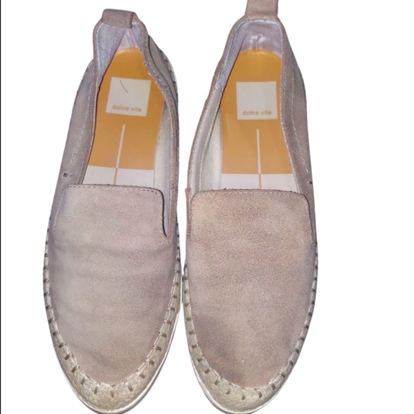 Dolce Vita Reina Suede Slip-On Espadrilles Size 7.5 M - Picture 1 of 9